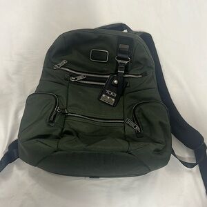 TUMI ALPHA BRAVO KNOX BACKPACK - olive green